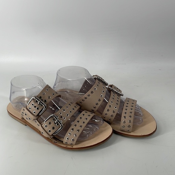 SOL SANA leather sandal slip on slide
Foster Eyelet Ecru sz 7 - Picture 6 of 13